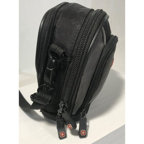 Swissgear By Wenger Compact Black Camera Bag Multiple Compartments Compact - Picture 5 of 13